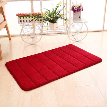 Plush Anti Slip Bathroom Floor Mat