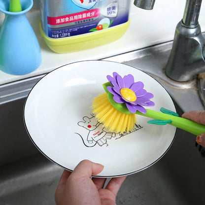 Soft Bristle Flower Planter Cleaning Brush