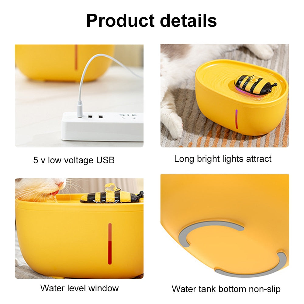 Clean Flowing Pet Auto Water Fountain
