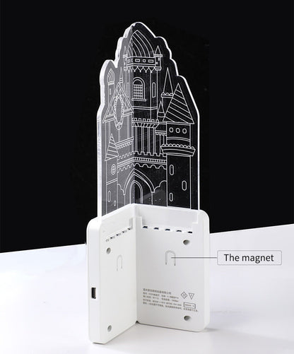 Bright 3D LED Rechargeable Night Light Lamp