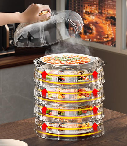 Collapsible Microwave Food Splash Guard