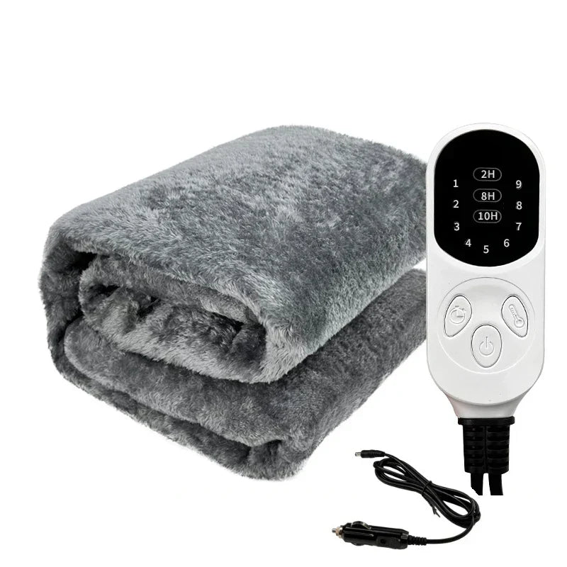 Cozy Thermal Blanket with Adjustable Heat Settings - Fesara