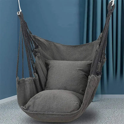 Hanging Wicker Chair - 250kg Heavy Duty - Indoor/Outdoor Use