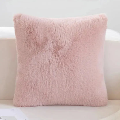 Soft Faux Fur Throw Pillow Cover for Home Decor - Fesara