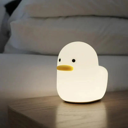 Colorful Fun Duck LED Nightlight | Rechargeable Bedside Table Lamp