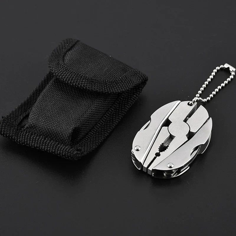 Portable Pocket Multitool with Pliers and Knife