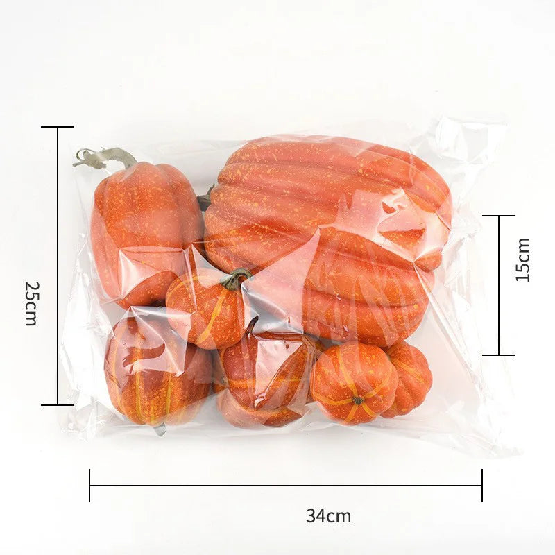 Fall Decorative Pumpkins 7-Piece Set