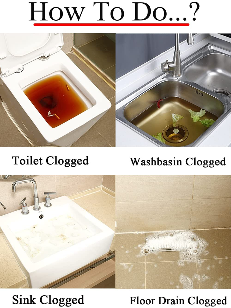 Powerful Fast Drain Cleaner Unblocker Tool