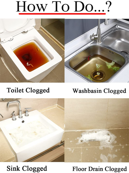 Powerful Fast Drain Cleaner Unblocker Tool