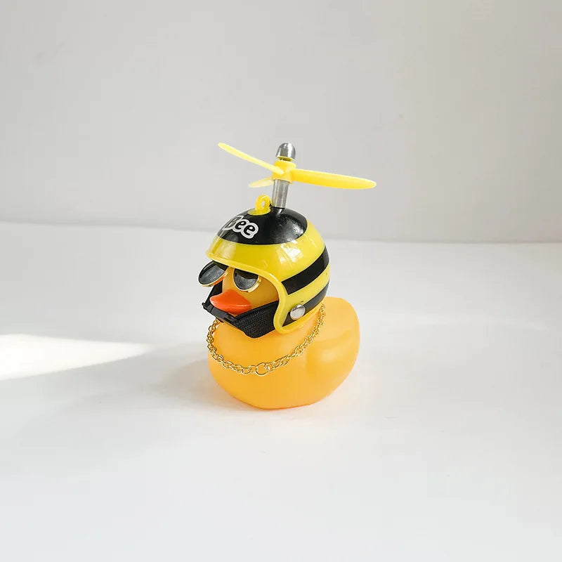 Duck Bike Bell with Safety Helmet