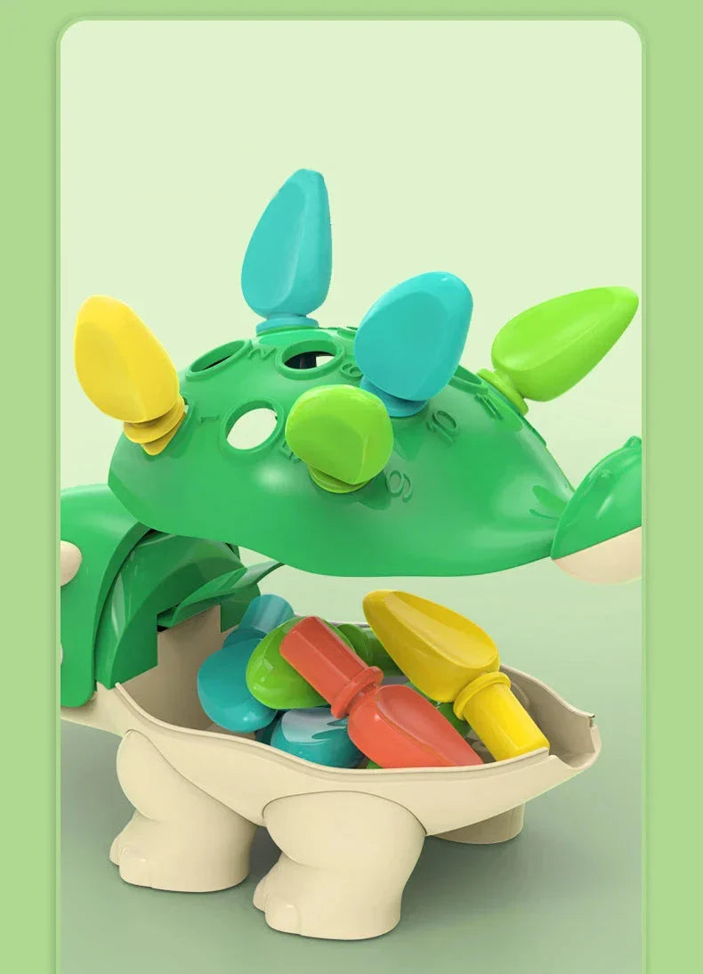 Educational Dino Color Sorting Toy