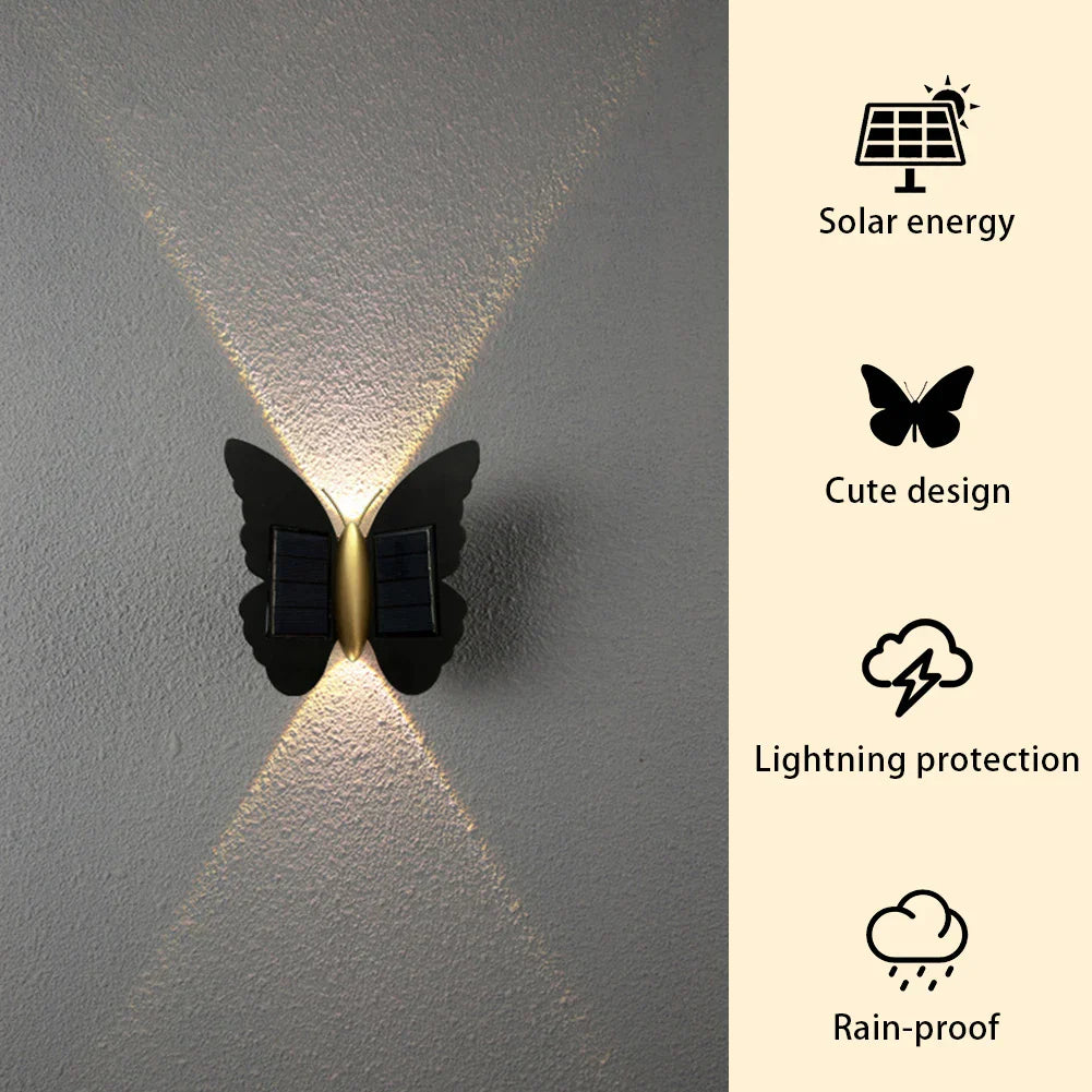 Solar Powered Motion Wall Light for Garden Outdoor