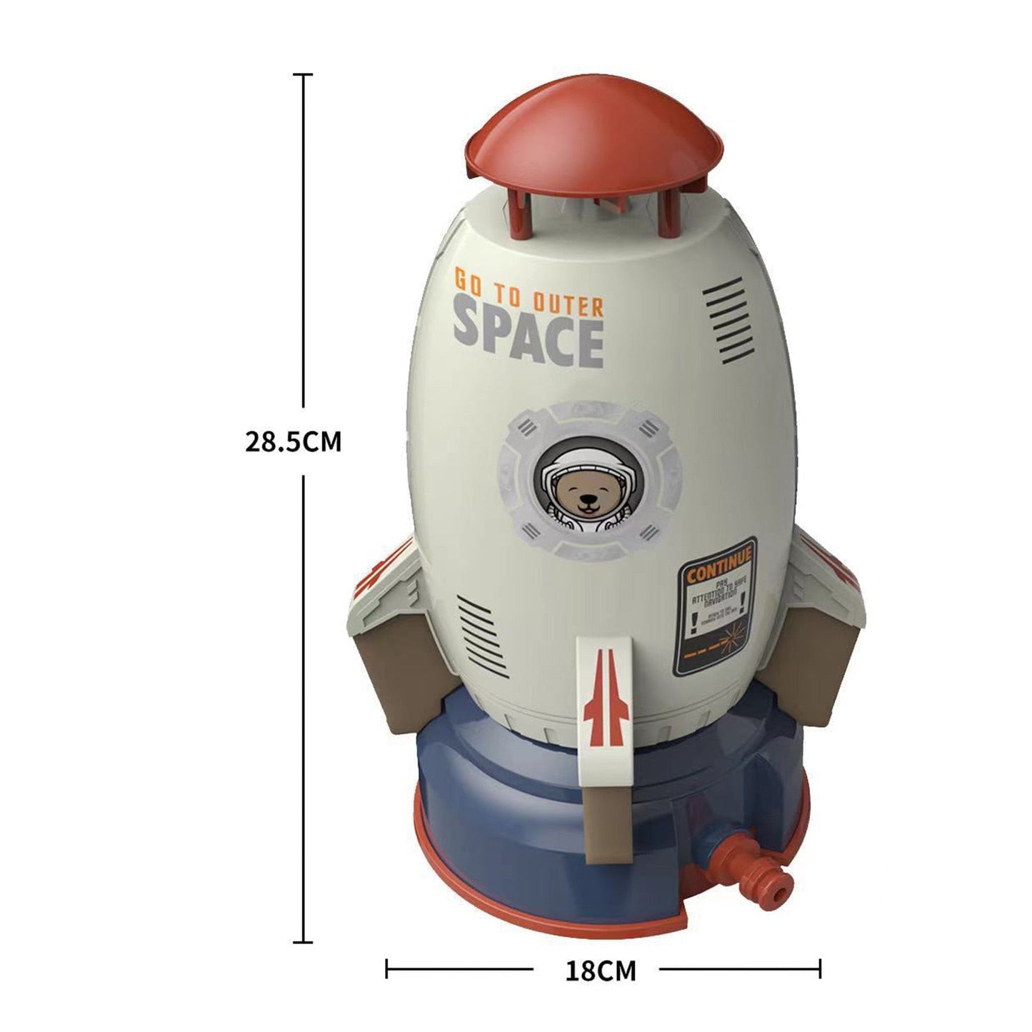 Fesara Fun Water Blaster Space Rocket Launcher Toy
