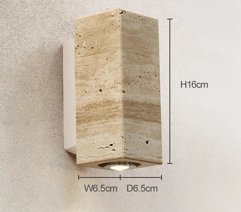 Stylish Stone LED Wall Light