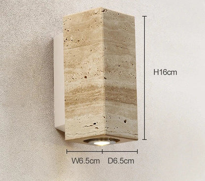 Stylish Stone LED Wall Light