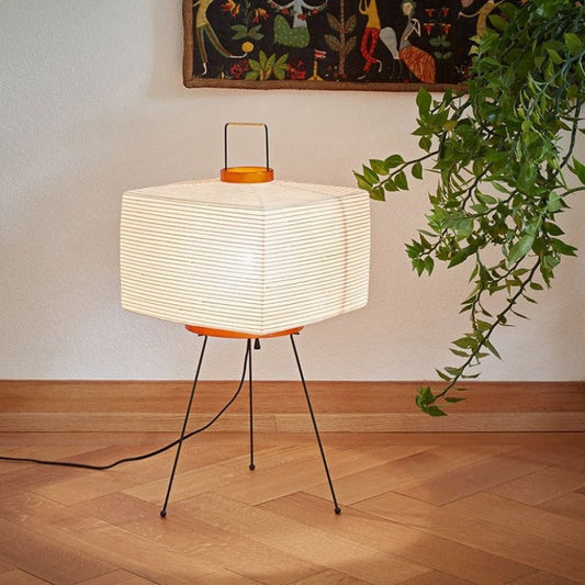 Unique Asian Style Paper Tripod Lamp - Fesara