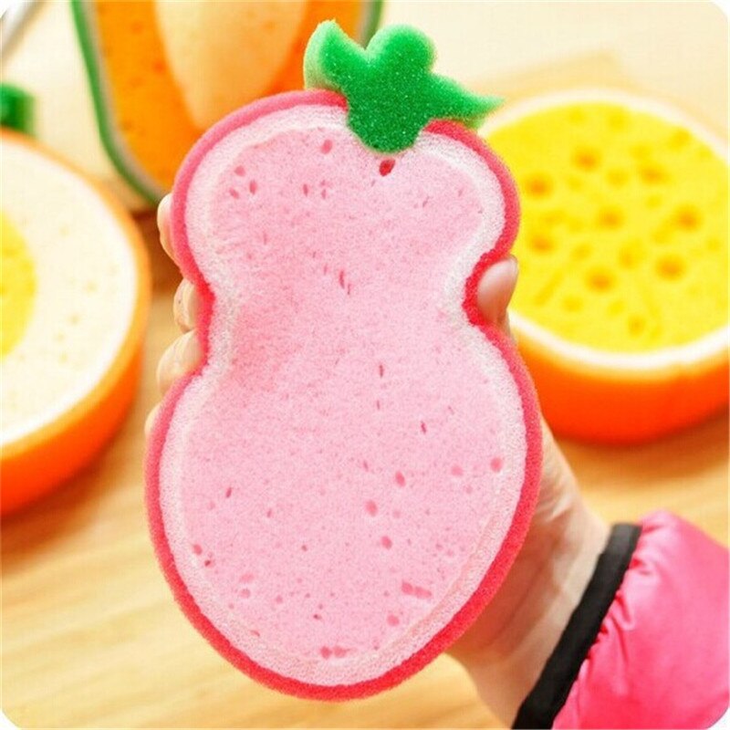 Colorful Fruit Design Kitchen Sponge