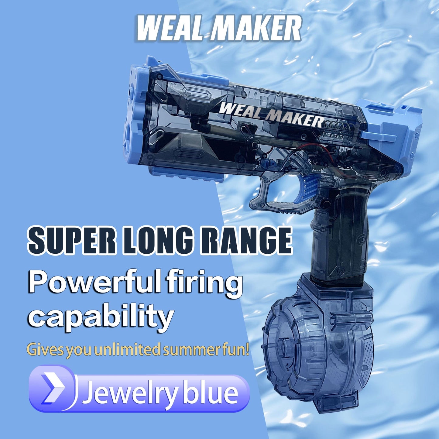 Colorful Kids Water Blaster Squirt Toy Gun