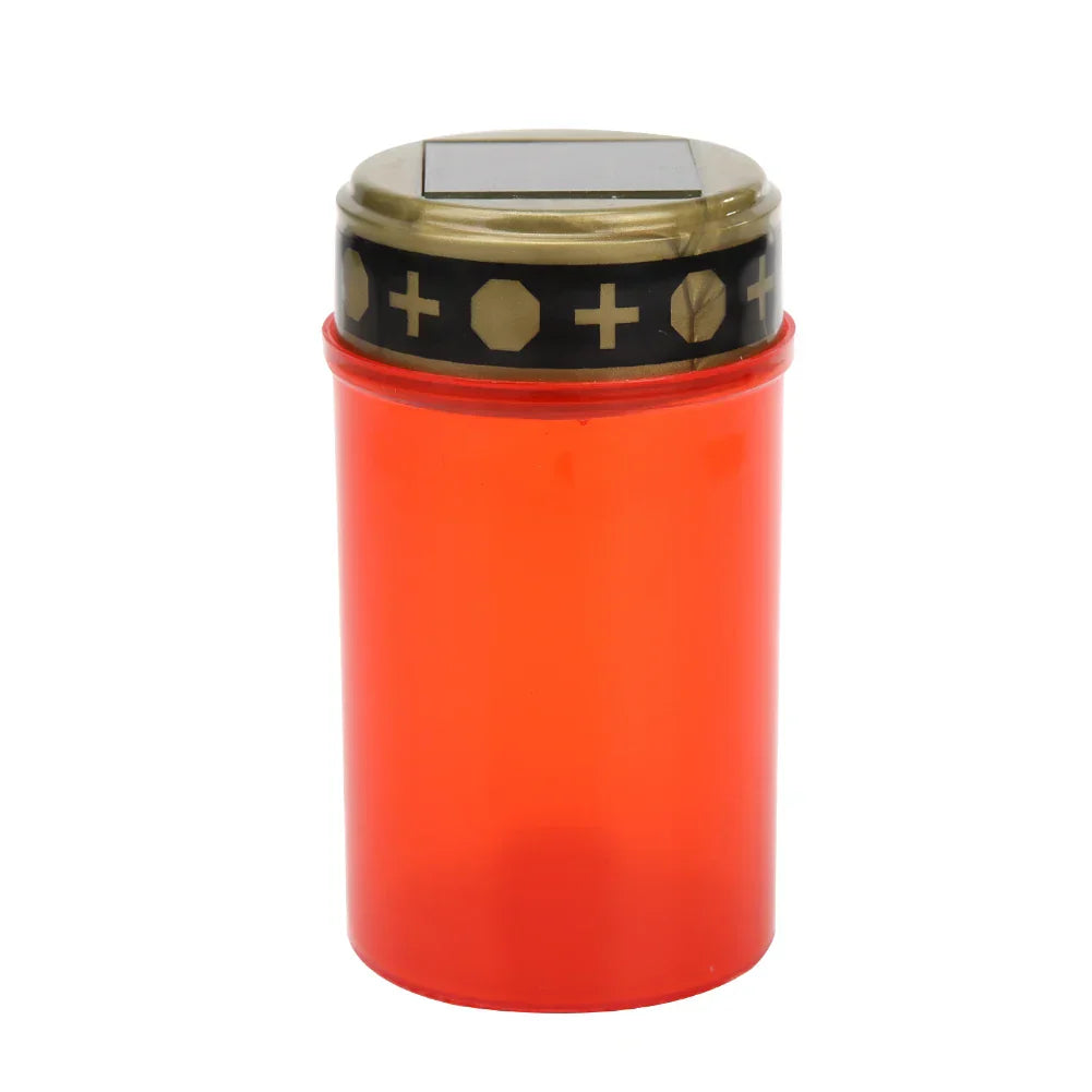 Outdoor Solar LED Candle Lamp Waterproof Rechargeable