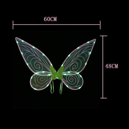 Sparkly Iridescent Angel Wings