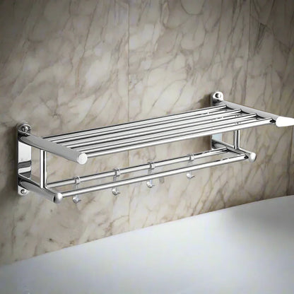 Slim Stainless Steel Wall Towel Rack