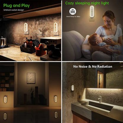 Compact Air Purifier with Night Light and Ion Technology