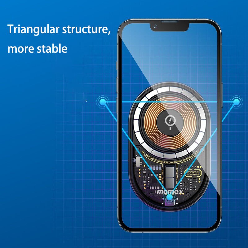 Clear Car Wireless Phone Charging Mount