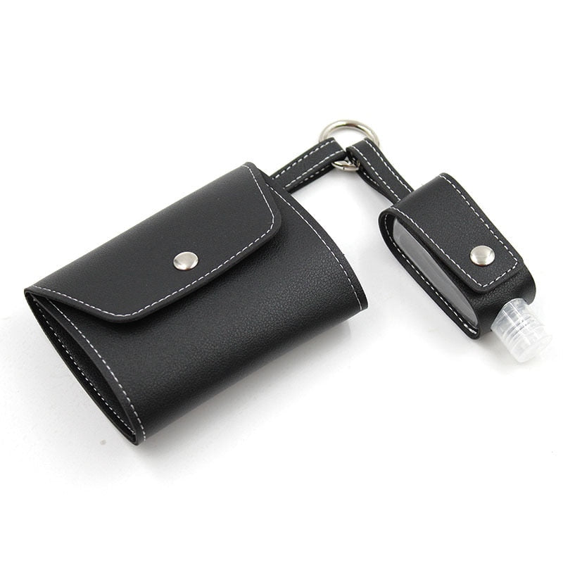 Travel Mask Sanitizer Wallet Set - Fesara