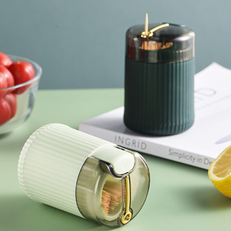 Compact Easy Automatic Toothpick Holder