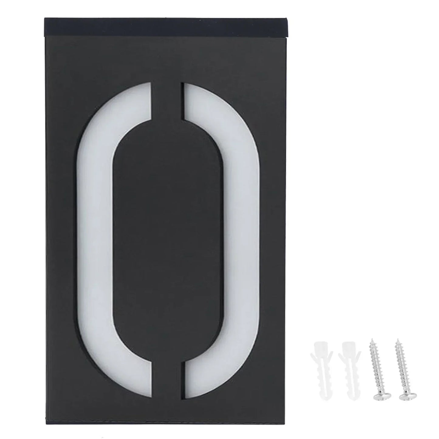Bright Solar Powered House Number Lamp