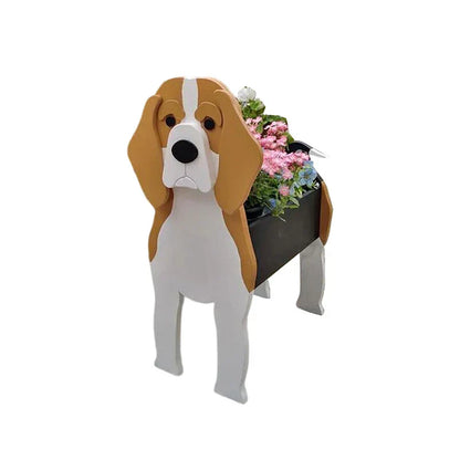 Cute Dog Planter Pot - Fun Pet Flower Container