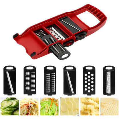 Easy Cut 9-Piece Veggie Chopper Set with Safety Guard