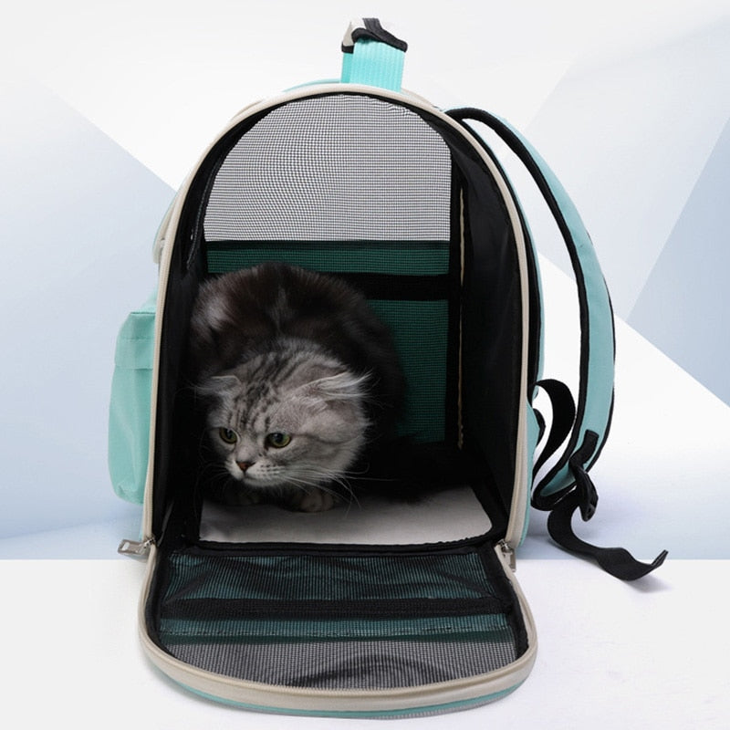 Ventilated Clear Cat Travel Carrier Bag