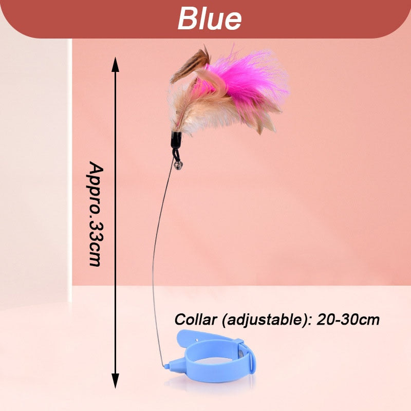 Colorful Feather Teaser Cat Toy