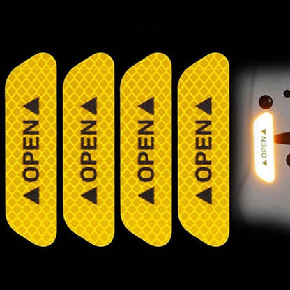 Fesara | 4PCS Safety Reflective Warning Stickers
