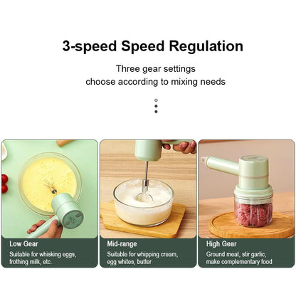 Fesara | 2in1 Cordless Milk Foam Whisk Mixer