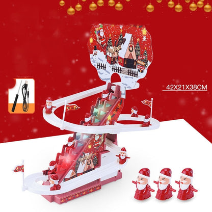 Fun Christmas Obstacle Race Track Toy Set