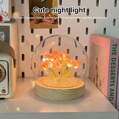 Beautiful Floral Table Night Light