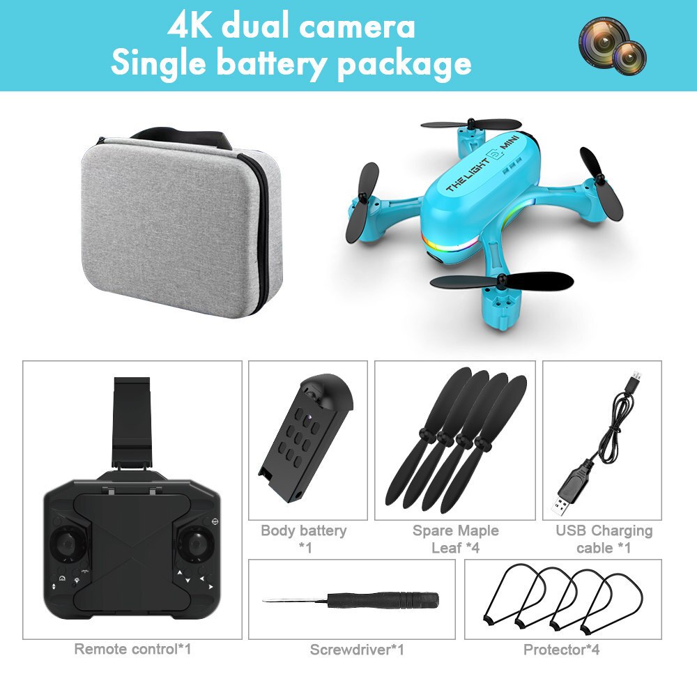 Compact 2 Camera Portable Mini Drone