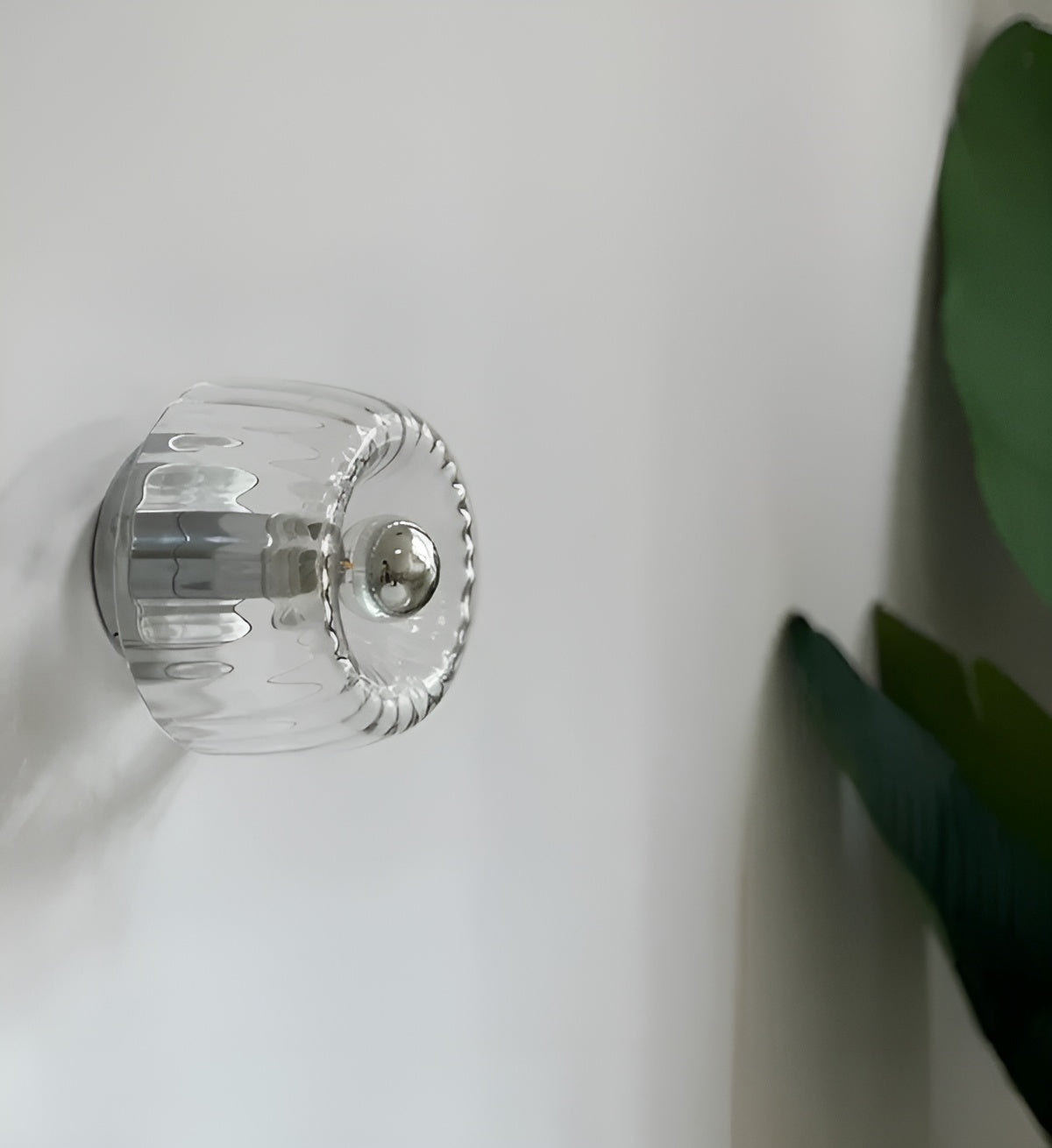 Simple Glass Wall Lamp with Modern Style