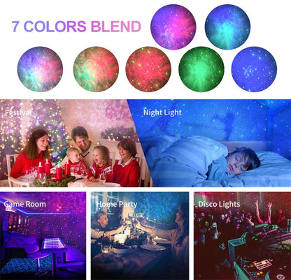 Cosmic Night Sky Star Projector Lamp