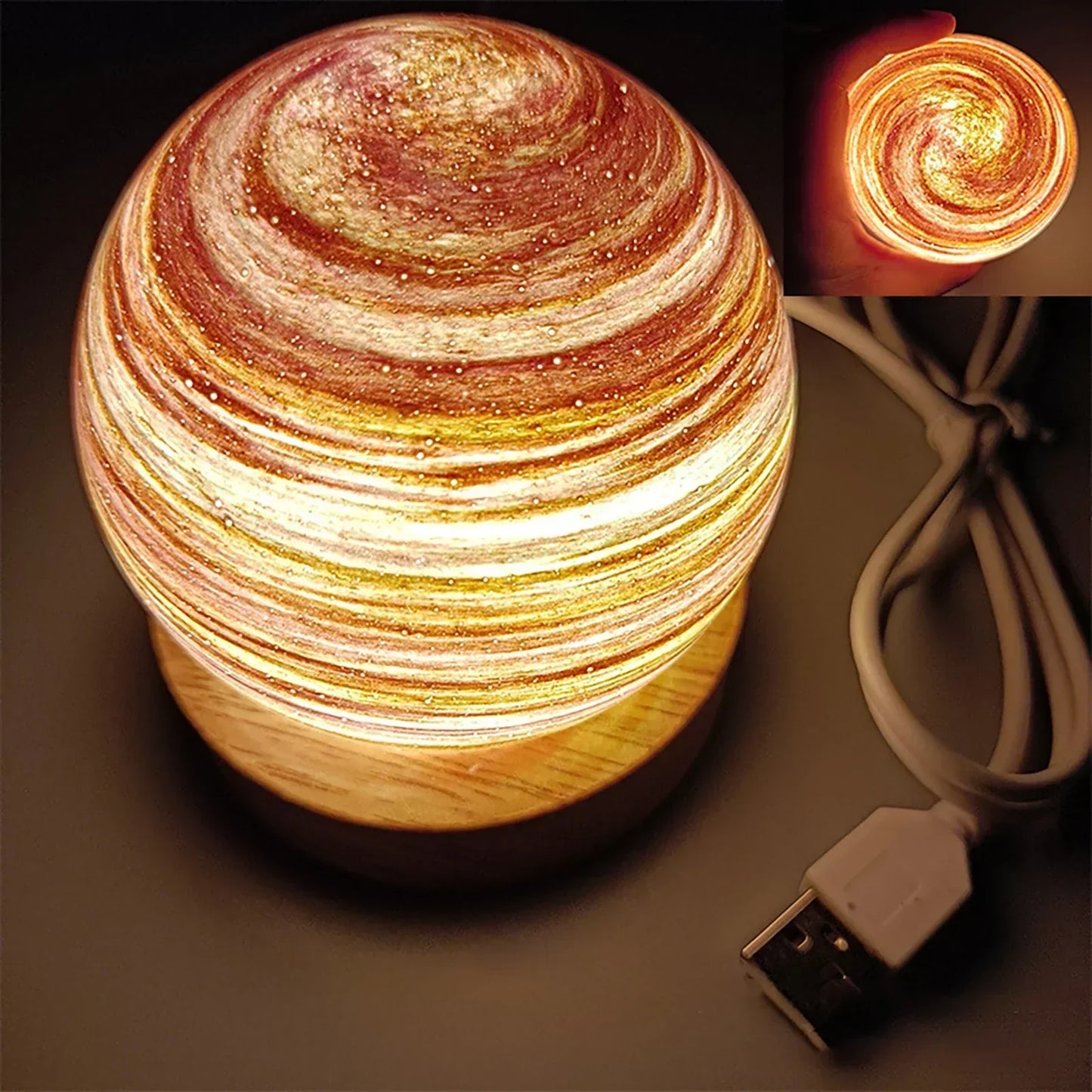 Colorful Solar LED Mini Night Lights Galaxy Decor