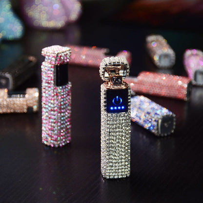 Glittering Gem Rechargeable Windproof Lighter