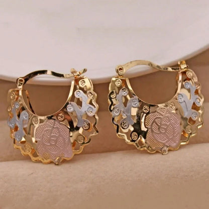 Delicate Flower Drop Earrings