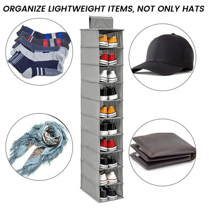 Collapsible Closet Storage Shelf Organizer