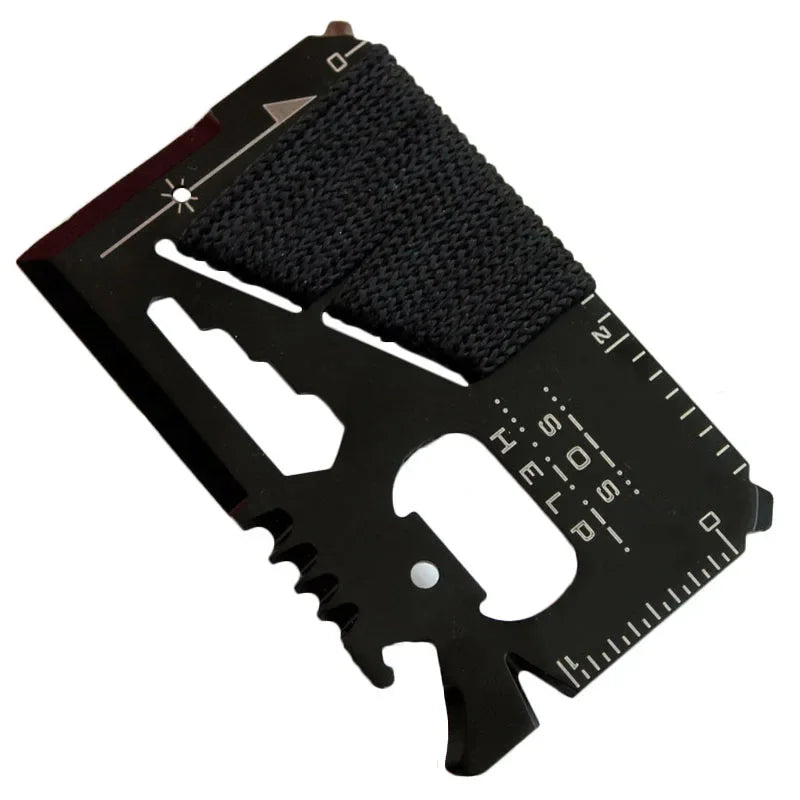 Portable 14-in-1 Stainless Steel Multi Tool Card - Fesara