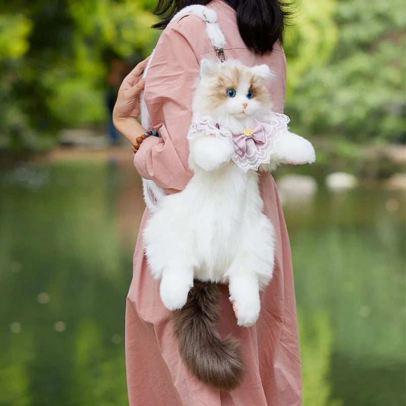 Fesara | Adorable Kitten Soft Backpack