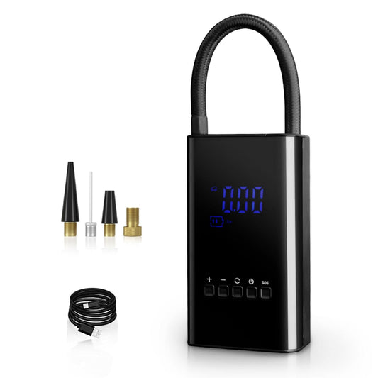 Compact LED Portable Tire Inflator Compressor - Fesara