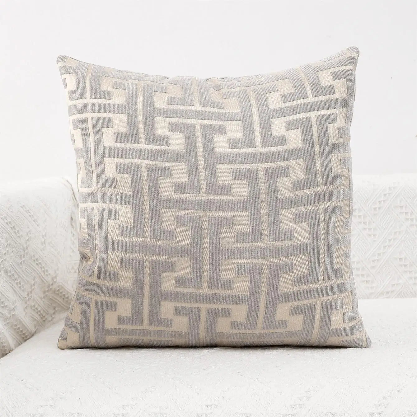 Soft Striped Decorative Pillow Cover