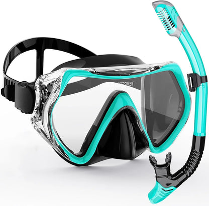 Clear Vision Snorkeling Mask Set for Adults